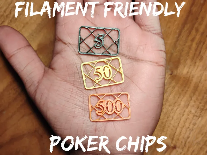 Filament Friendly Poker Chips