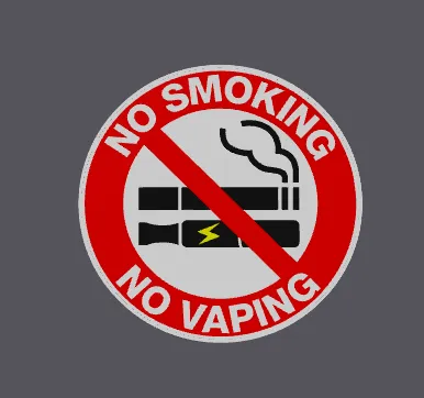 No Smoking - Keyring keychain