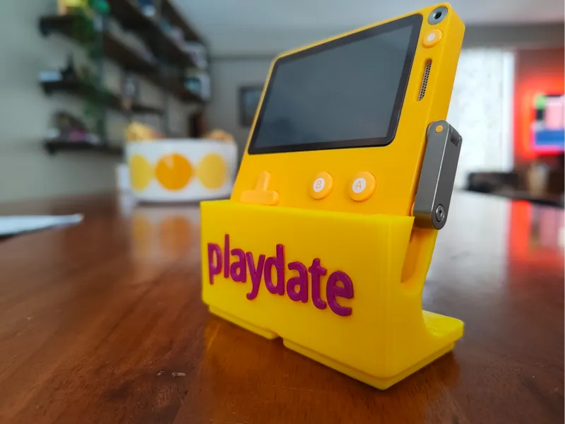 Gridfinity Playdate Stand – Vertical Holder (1×2)