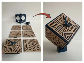 Modular Clock Cube