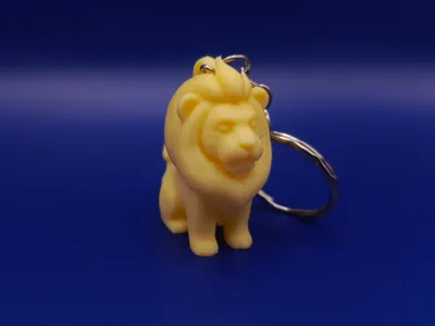 The King of Your Keys: A Lion Keychain