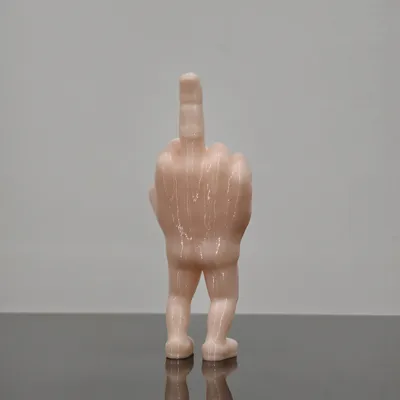 The Walking Middle Finger - Free 3D Print Model - MakerWorld