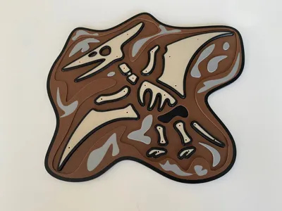 Pterodactylus dinosaur puzzle game