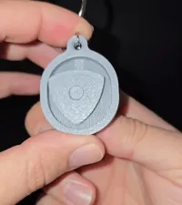 Porte-clés fidget moteur rotatif à imprimer en place — photo 1