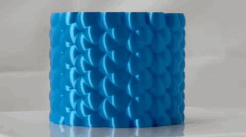 Bubbly Spiral Vase 004