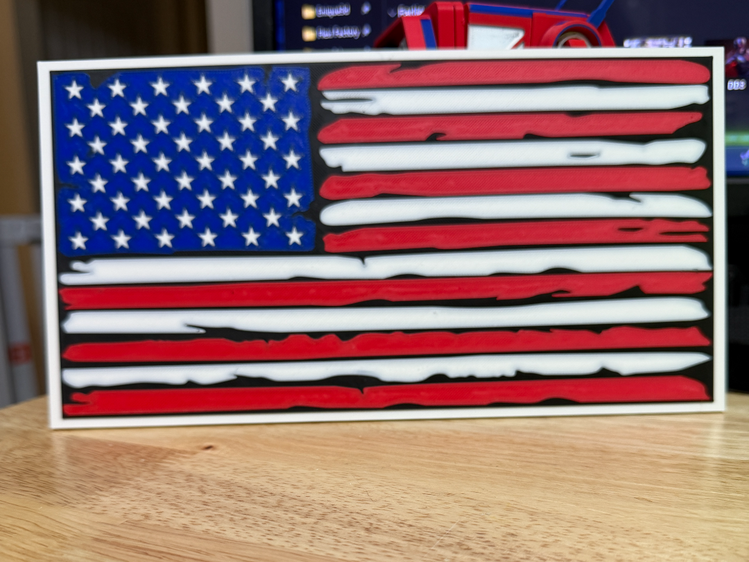 Distressed American Flag Wall art