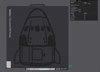 Décoration murale SpaceX Crew Dragon — photo 4