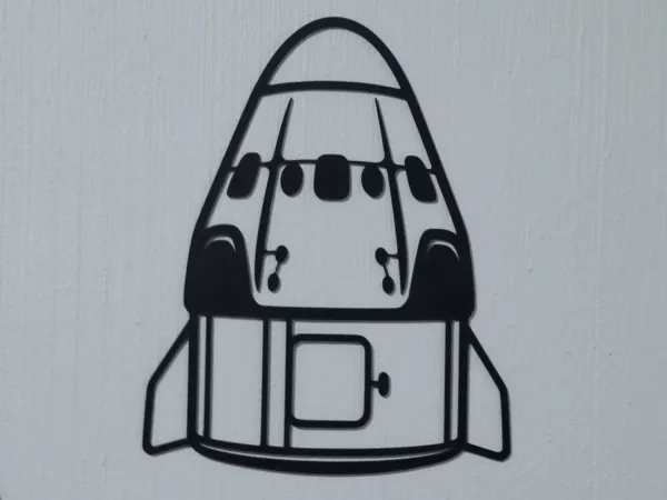 Décoration murale SpaceX Crew Dragon