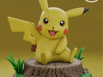 Waving Pikachu