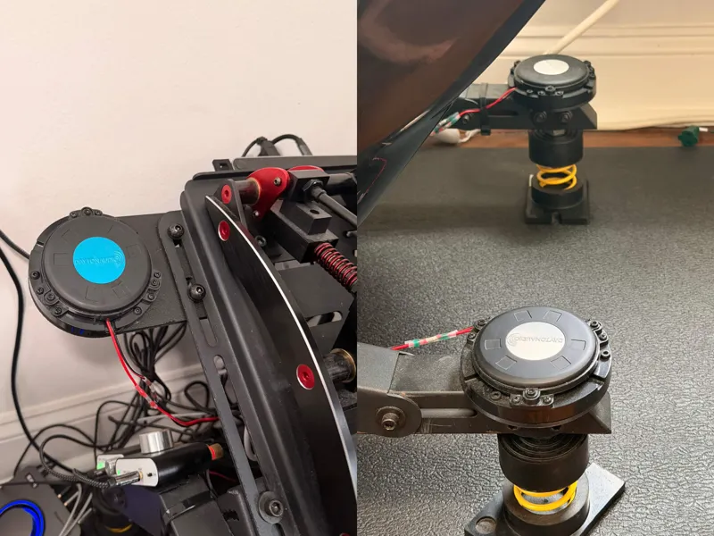 TT25-8 Mounts for F-GT or 40mm Square Tubing Frame