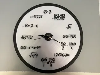 Rim For Math Clock-Great for hanging on your wall