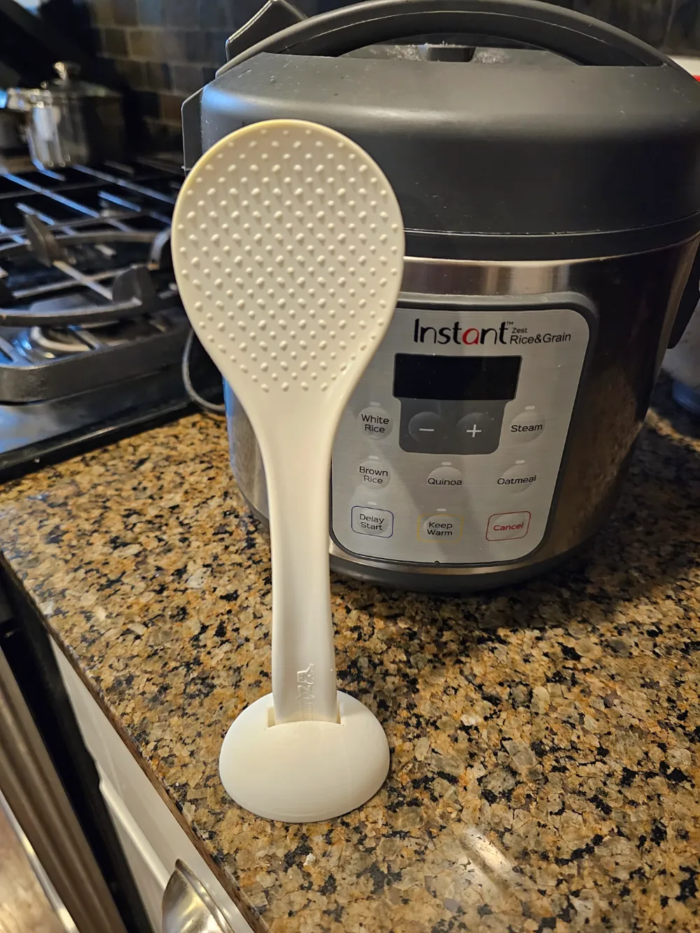 Rice Cooker Spoon/Paddle Holder by Ellipse MakerWorld