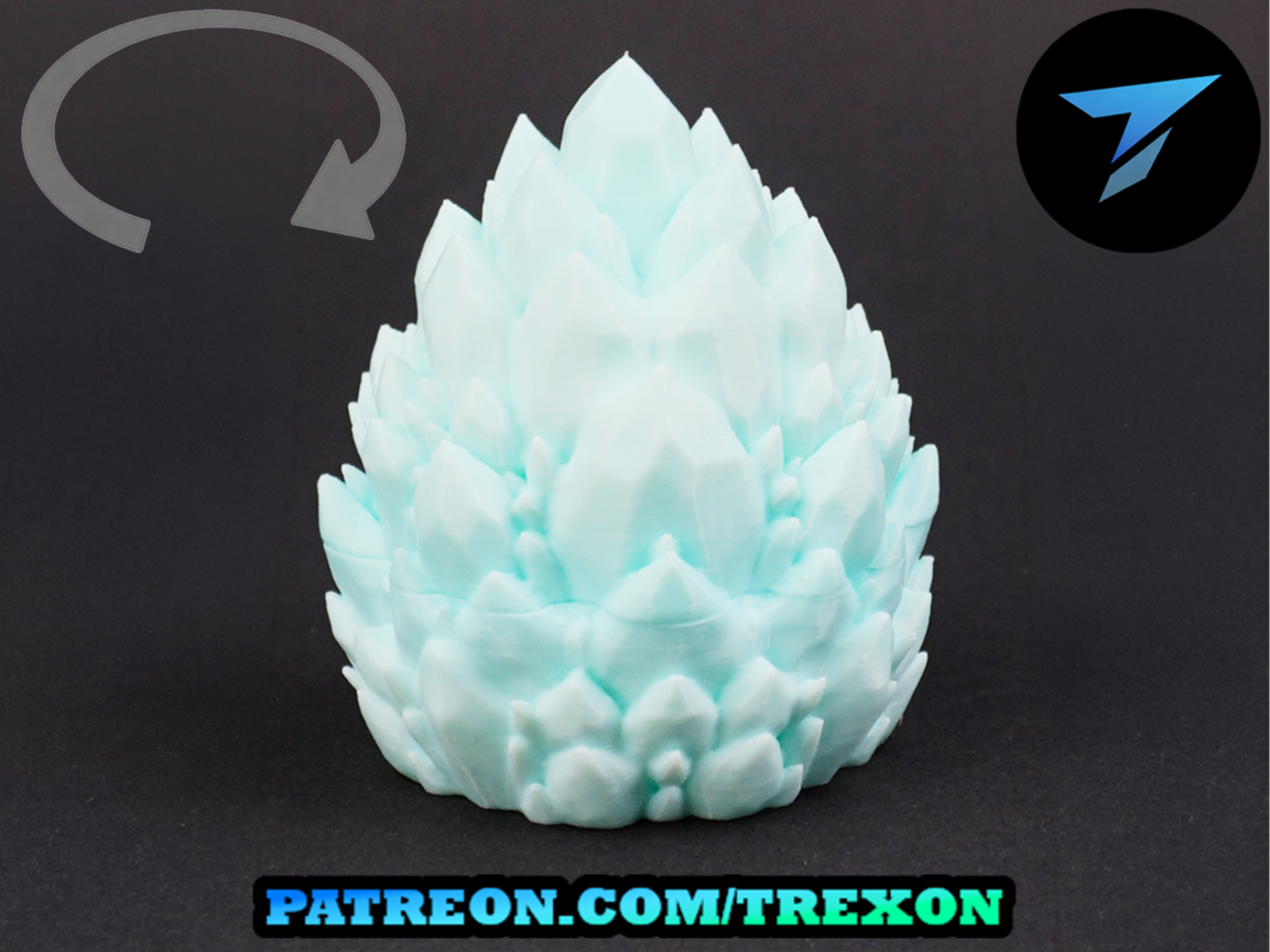Ice Crystal Dragon Egg Toy - Twist Lock