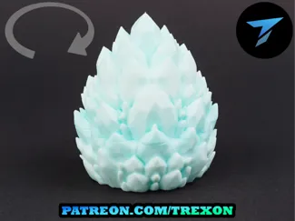 Ice Crystal Dragon Egg Toy - Twist Lock