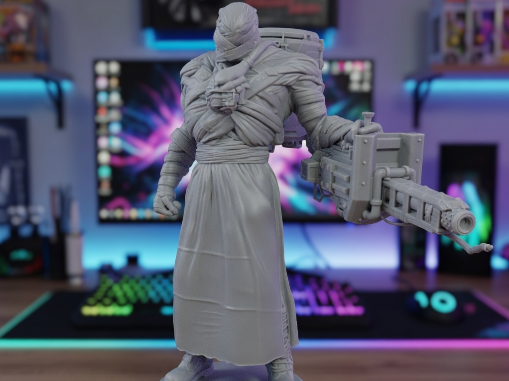 3Dプリント バイオハザード3 ネメシス フィギュア 恐るべき敵 - 無料3D