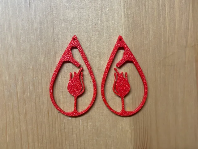 Wine Earrings