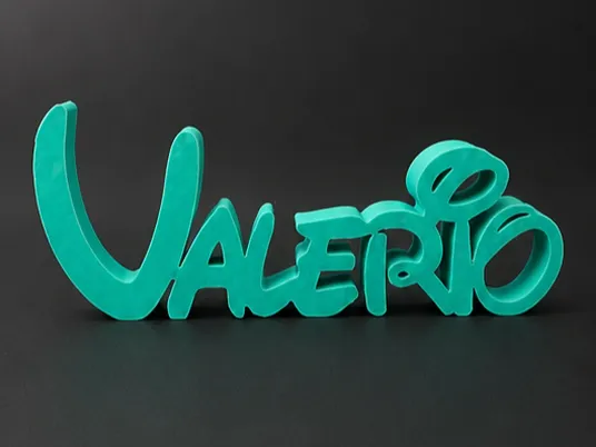 Scritta Valerio Font Disney