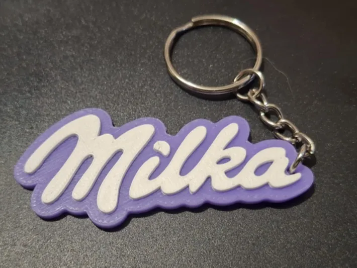 Milka simple keychain