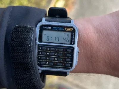 Calculator Watch CA53W 3D Printed Case Mod