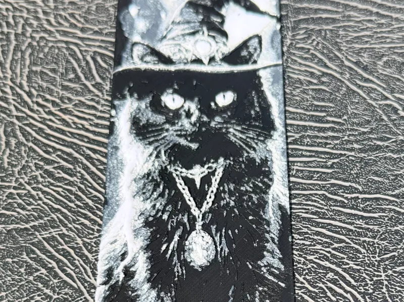 Witch hat cat Bookmark FREE comercial license 