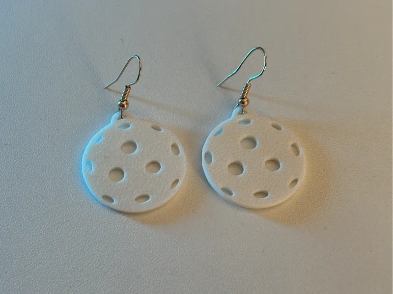 Pickleball earrings (ball)