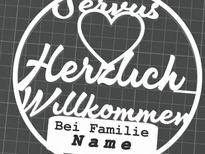 Welcome Sign with Name
