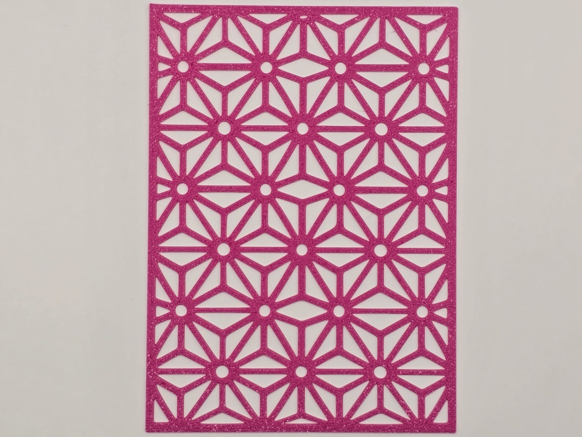 Floral Kumiko Japanese Stencil Pattern Template