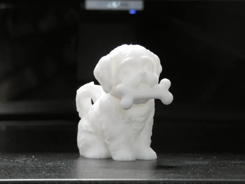 Shih Tzu with Bone – Cute Dog Figurine