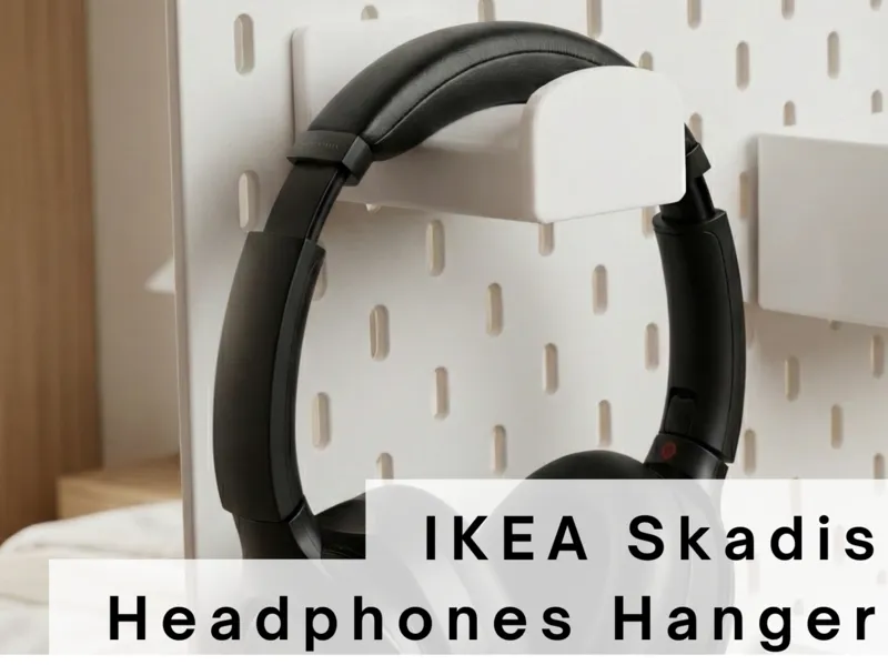Headphones Hanger for IKEA Skadis 