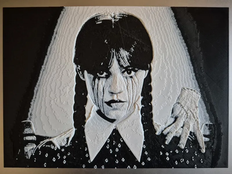 Wednesday Addams Hueforge Portrait