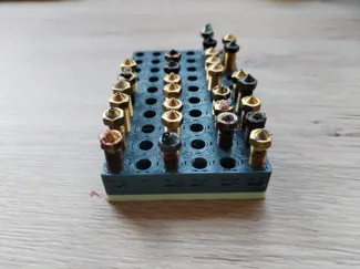 Nozzle storage or holder 