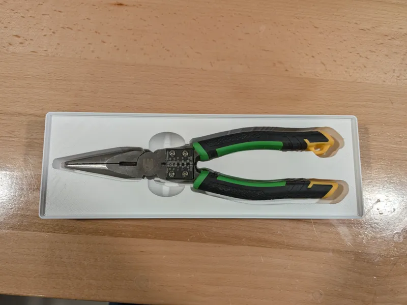 8 in. Long Nose Pliers/Stripper gridfinity