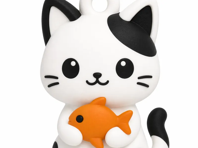 Cat with Goldi