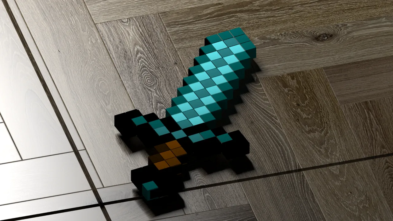Minecraft Diamond Sword 我的世界钻石剑 view 2