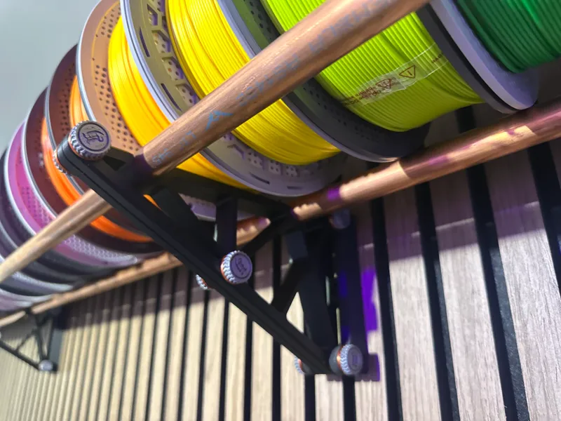Wall Mount Spool Rack System