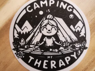 Camping is my therapy