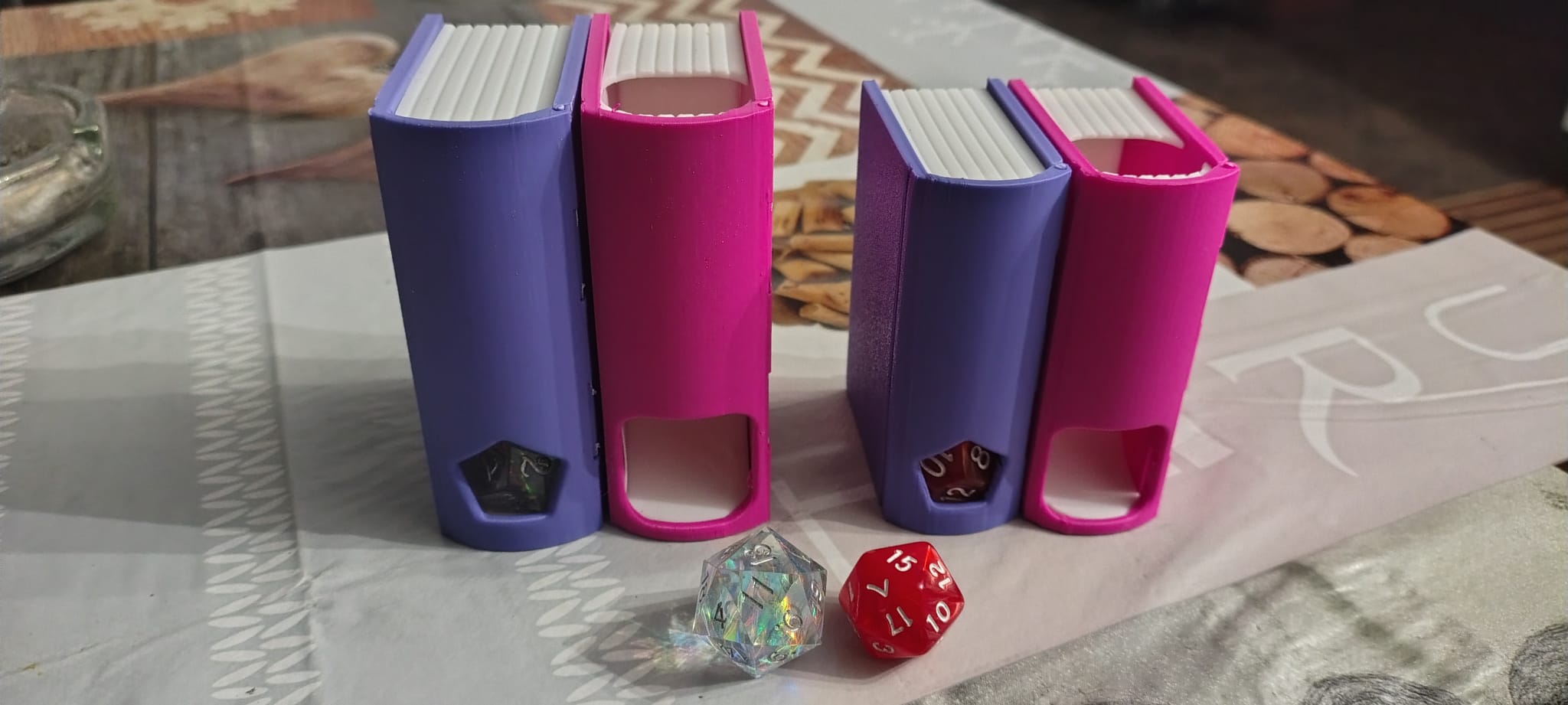 The Book Storage (V2 Lid) - Bigger Dice Version (115%)