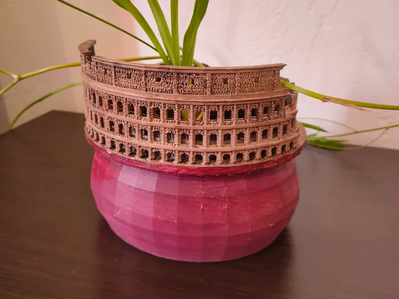 Roman Colosseum Planter