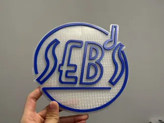 lalaland爱乐之城seb's酒吧招牌摆件