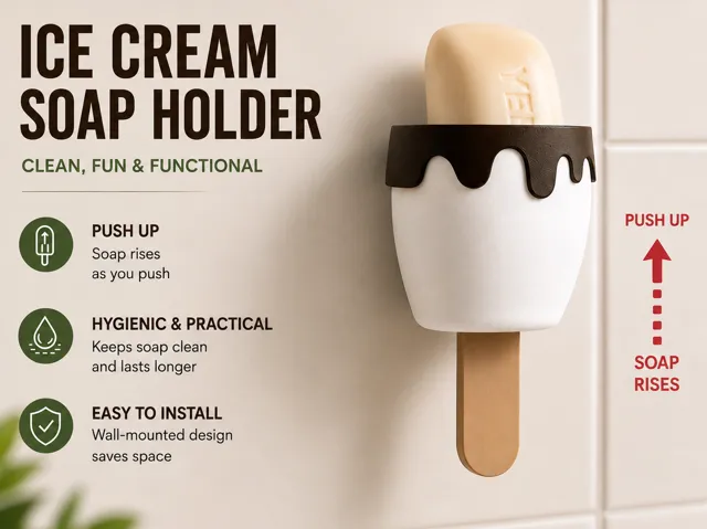 Ice Cream Soap Holder