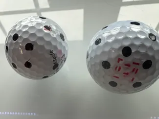 Square Launch Monitor Ball Marker