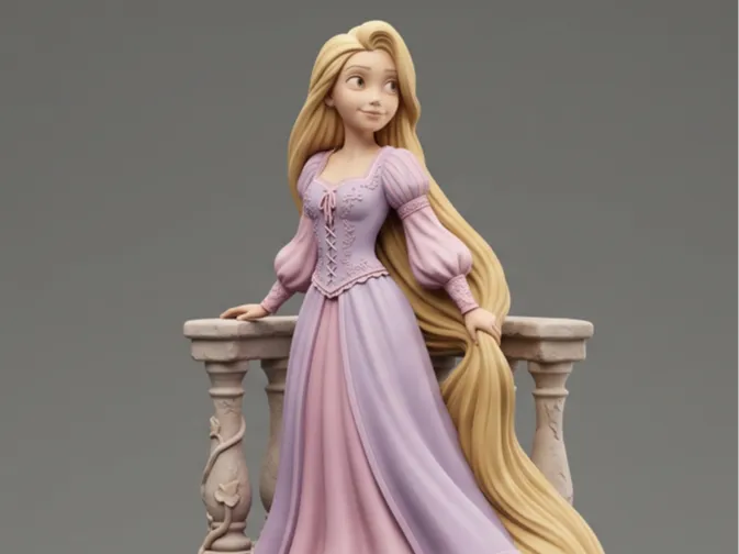 Rapunzel Decorative Tower – Disney inspired
