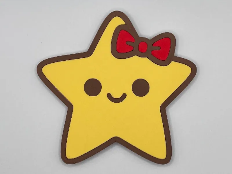 Star | Christmas fridge magnets | No AMS