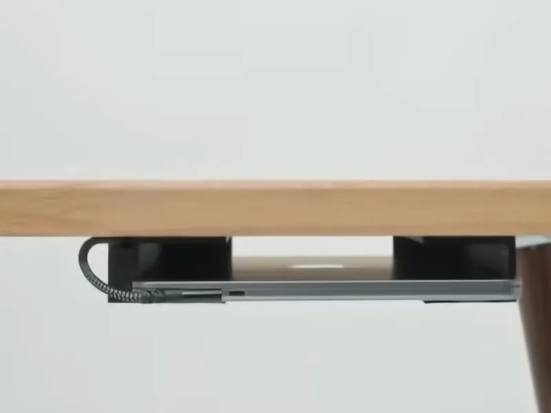 Laptop support (With space for the charging cable)