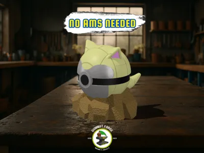 Sandshrew Pokeball - MULTIPART