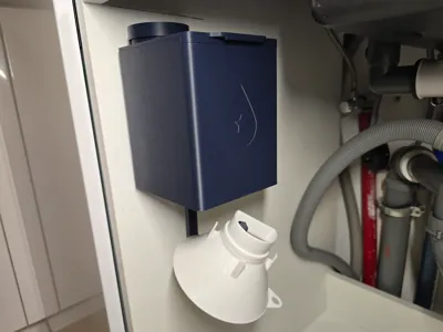 Dishwasher Salt Container | With Smart Slide Mount