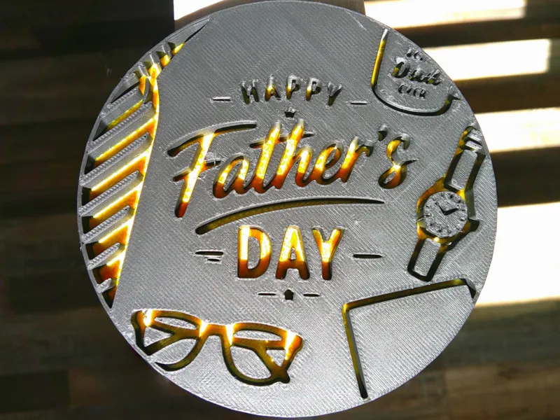"Happy Father's Day!" Coaster