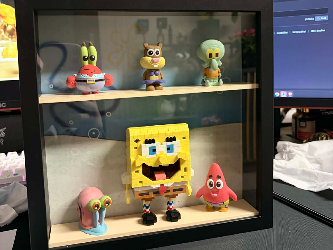 Floating Shelves for IKEA SANNAHED Frame – No Glue