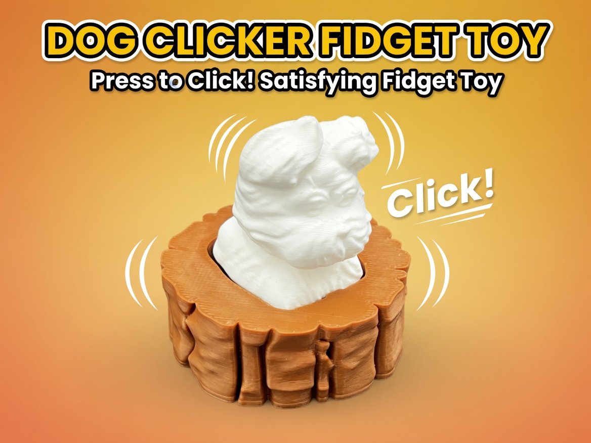 Cute dog clicker