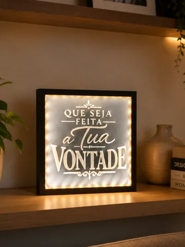 Soporte: Quadro Decorativo - Que seja feita a tua vontade — vista de referencia 2